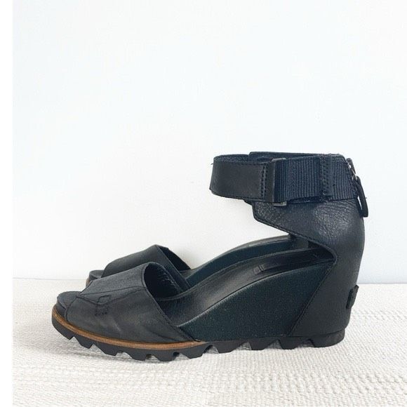 Sorel Joanie II Ankle Strap Wedge Sandals - Picture 1 of 10